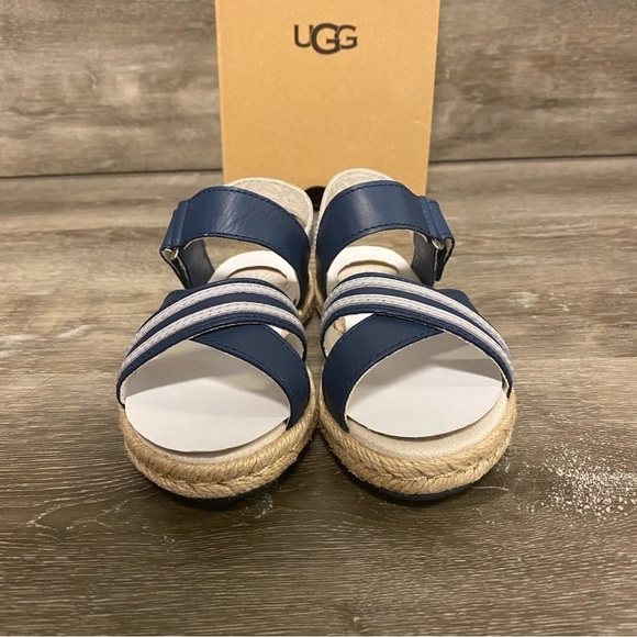 UGG | T Anamarie Sandals For Toddlers In Ocean Blue Size 8 NEW - Picture 7 of 8